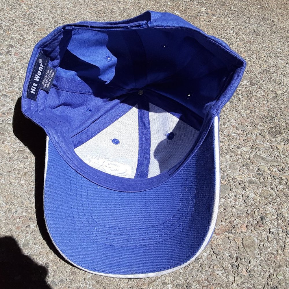 Colt Ammunition Ammo NWOT Baseball Cap Hat Cover Lid; Royal Blue & White - Picture 2 of 6